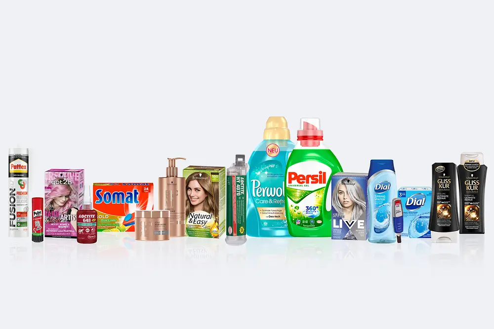 Selection of Henkel products